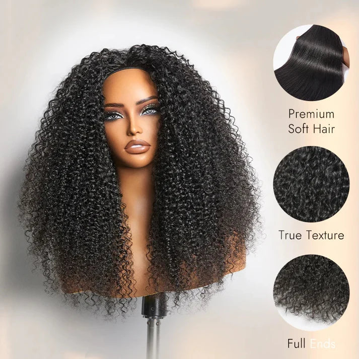 Half Messy Curly Wig